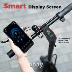Electric Scooter 500W Foldable E Scooter 22MPH Max Speed Long Range 10'' Tires