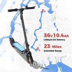 Electric Scooter 500W Foldable E Scooter 22MPH Max Speed Long Range 10'' Tires