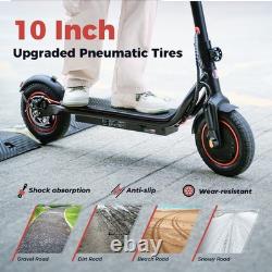 Electric Scooter 500W Foldable E Scooter 22MPH Max Speed Long Range 10'' Tires