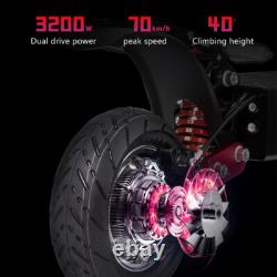 Electric Scooter 55MPH 60V 38AH Folding Fast Escooter for 6000W Adult Dual Motor
