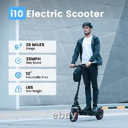 Electric Scooter 650W 28 Miles Long Range Foldable Adult Urban Commuter LCD Bag