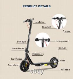 Electric Scooter 650W 28 Miles Long Range Foldable Adult Urban Commuter LCD Bag