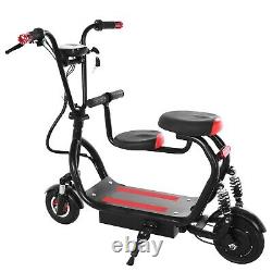 Electric Scooter 7.5MPH 4.5AH Folding E-Scooter 120w Motor For Adults with 2Seat