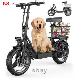 Electric Scooter Adult 1000w with Seat Basket 14 Tire Commuter Foldable e scooter