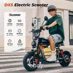 Electric Scooter Adult 1500W Motor 35MPH Speed 45Miles Range E Scooter with Seat