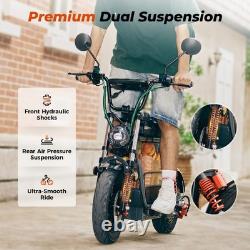 Electric Scooter Adult 1500W Motor 35MPH Speed 45Miles Range E Scooter with Seat