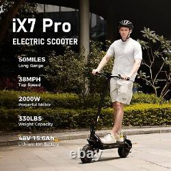 Electric Scooter Adult 2000W Dual Motor Off-Road E-Scooter 50Miles Range 38MPH