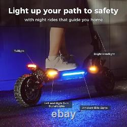 Electric Scooter Adult 2000W Dual Motor Off-Road E-Scooter 50Miles Range 38MPH