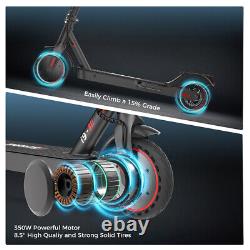 Electric Scooter Adult 350W 19MPH Long Range Folding Commuter E-Scooter with APP