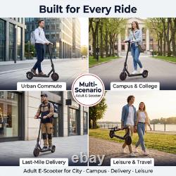 Electric Scooter Adult 350W 36V 10.4Ah Foldable 19Miles Disc Brake Bluetooth