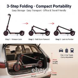 Electric Scooter Adult 350W 36V 10.4Ah Foldable 19Miles Disc Brake Bluetooth