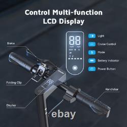 Electric Scooter Adult 500W Folding E-Scooter Fast Speed Long Range Soft Tires