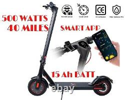 Electric Scooter Adult 500W Long Range Folding E-Scooter Safe Urban Commuter