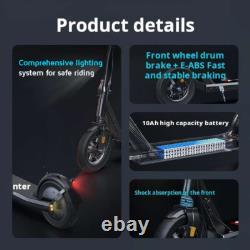 Electric Scooter Adult 500W Motor 21MPH Max Speed Folding E-Scooter 10'' Tires