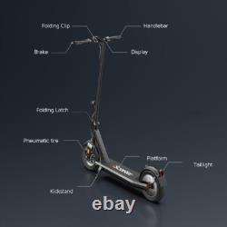Electric Scooter Adult 500W Motor 21MPH Max Speed Folding E-Scooter 10'' Tires
