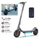 Electric Scooter Adult 500W Range 10? Tire E-Scooter 31 Miles 25km/h Speed & APP