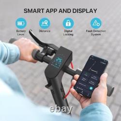 Electric Scooter Adult 500W Range 10? Tire E-Scooter 31 Miles 25km/h Speed & APP