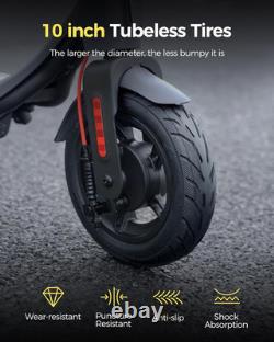Electric Scooter Adult 500W Range 10? Tire E-Scooter 31 Miles 25km/h Speed & APP