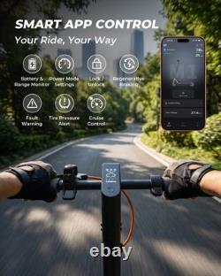 Electric Scooter Adult 620W Motor 28 Miles Long Range E Scooters Dual Suspension