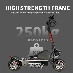 Electric Scooter Adult Dual Motor 11inch Off Road Tires Fast Speed 60v 5600w NEW
