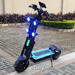 Electric Scooter Adult Dual Motor 13inch Off Road Tires Fast Speed 60v 8000W NEW