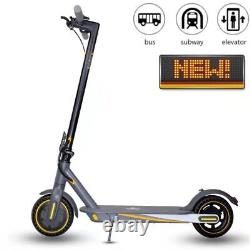 Electric Scooter Adult Foldable 350W 19mph 8.5in E-Scooter Safe Urban CommuterQQ