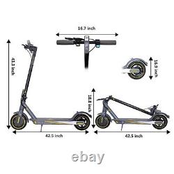 Electric Scooter Adult Foldable 350W 19mph 8.5in E-Scooter Safe Urban CommuterQQ