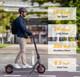 Electric Scooter Adult Folding E-Scooter 350W 10.4Ah Max Speed 30KM/H