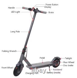Electric Scooter Adult Folding E-Scooter 350W 10.4Ah Max Speed 30KM/H