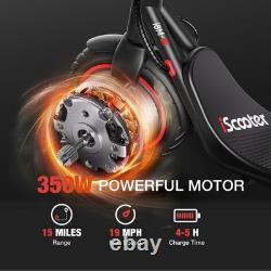 Electric Scooter Adult Folding E-Scooter 350W Long Range 19MPH Fast Speed with APP