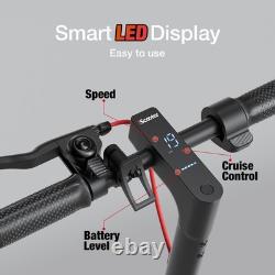 Electric Scooter Adult Folding E-Scooter 350W Long Range 19MPH Fast Speed with APP