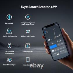 Electric Scooter Adult Folding E-Scooter 350W Long Range 19MPH Fast Speed with APP