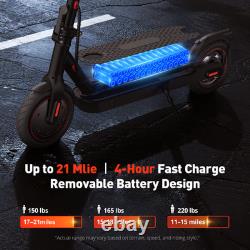 Electric Scooter Adult Folding E-Scooter 350W Long Range 21MPH Fast Speed with APP