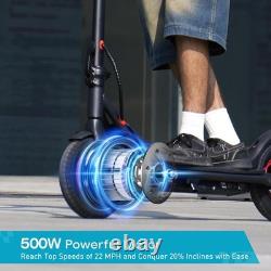 Electric Scooter Adult Folding E Scooter 500W 22MPH Max Speed Long Range with APP