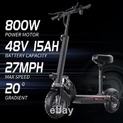 Electric Scooter Adult Folding E-Scooter 800W Motor Off Road Waterproof eScooter