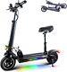 Electric Scooter Adult Folding E-Scooter 800W Motor Road Tires With Seat USA