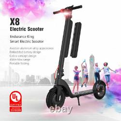 Electric Scooter Adult, Long Range 28 Miles Folding E-scooter Safe Urban Commuter