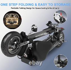 Electric Scooter Adult Motor 10inch Off Road Tires Fast Speed 28MPH 800W