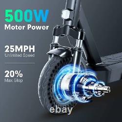 Electric Scooter Adult Motor 10inch Off Road Tires Fast Speed 42V/2A 500W with APP