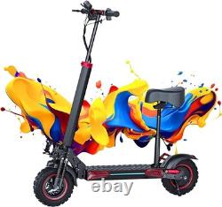 Electric Scooter Adult with Seat 1200W motor 11''Off Road 34MPH 48V/18AH Battery