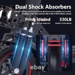 Electric Scooter Adult with Seat 1200W motor 11''Off Road 34MPH 48V/18AH Battery