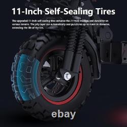 Electric Scooter Adult with Seat 1200W motor 11''Off Road 34MPH 48V/18AH Battery