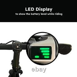 Electric Scooter Adult with Soft Padded Seat Wide Deck Urban Commuter Yellow