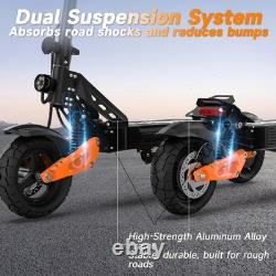Electric Scooter Adults 1200W Motor 31MPH E Scooters Dual Suspensions
