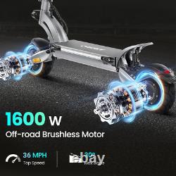 Electric Scooter Adults, 1600W Motor, 37 Miles Range & 36 Mph Escooter, 8.5 Fol