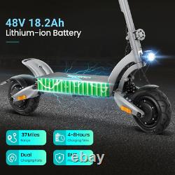 Electric Scooter Adults, 1600W Motor, 37 Miles Range & 36 Mph Escooter, 8.5 Fol