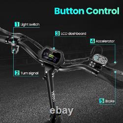 Electric Scooter Adults, 1600W Motor, 37 Miles Range & 36 Mph Escooter, 8.5 Fol