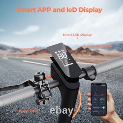 Electric Scooter Adults, 19 Miles Range, 10 Tires, Commuter, APP & Shock Absorber
