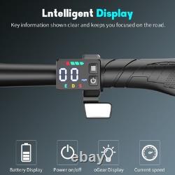 Electric Scooter Adults 25 MPH 43 Miles Range 14'' 1500W E-Scooter with Seat US