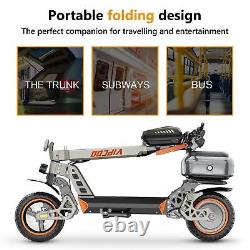 Electric Scooter Adults 28Mph 48V13Ah 700W Motor Off-Road with Seat Folding